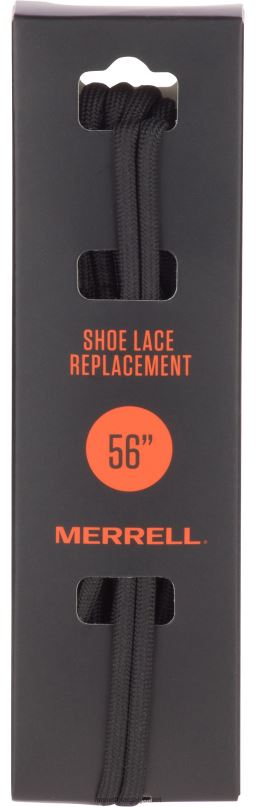 egynemű Merrell fekete kerek cipőfűzők kiegészítők H06N0587