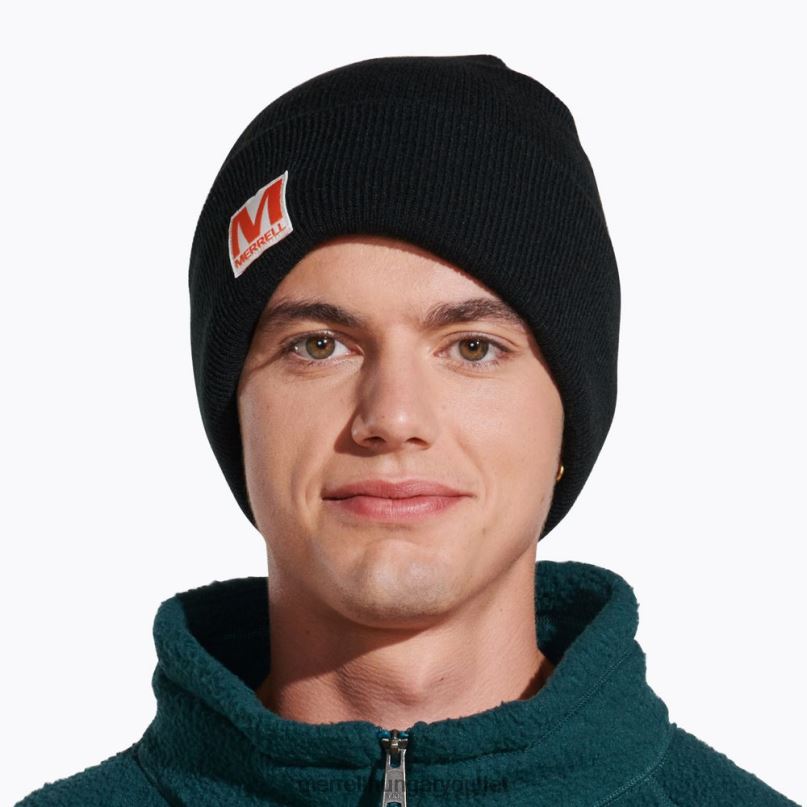 egynemű Merrell fekete patch beanie kiegészítők H06N0223