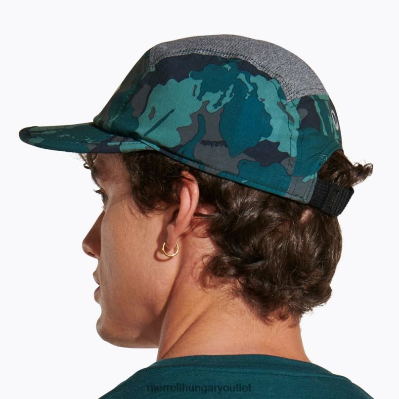 egynemű Merrell tengeri moha levélnyomat nyomvonal futó sapka kiegészítők H06N0393