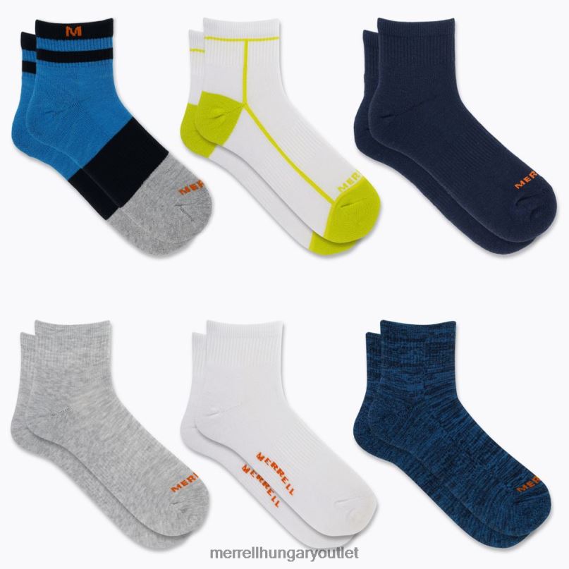 egynemű Merrell kék válogatott párna negyed 6 csomag kiegészítők H06N0222