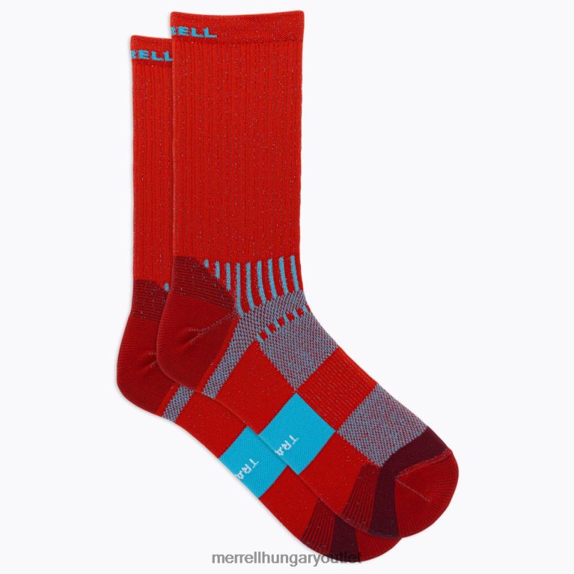 egynemű Merrell piros trail runner light crew zokni kiegészítők H06N0470