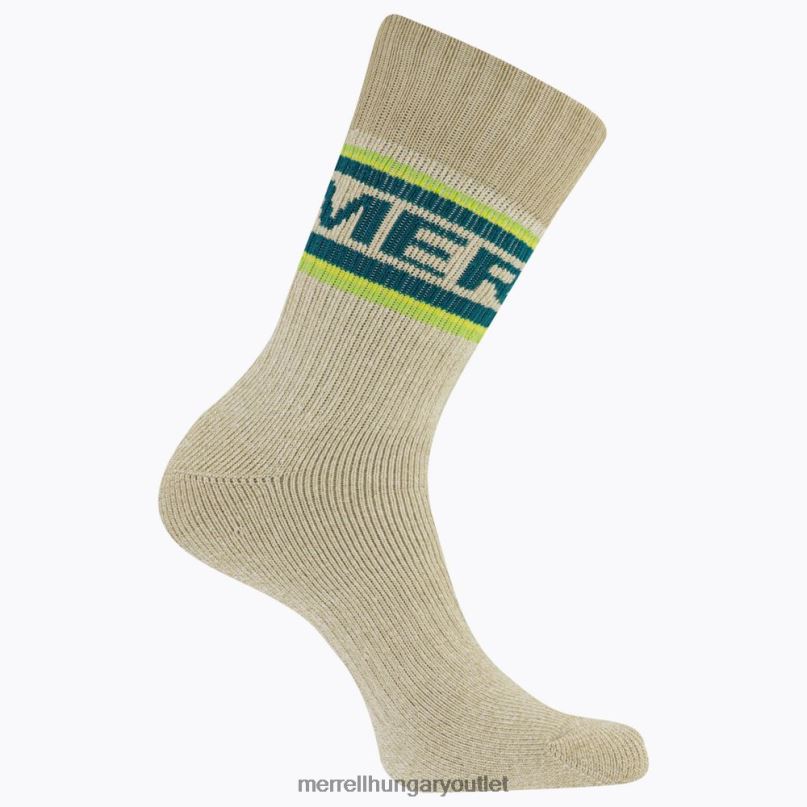 egynemű Merrell zöld szálcsiszolt legénységi zokni kiegészítők H06N0232