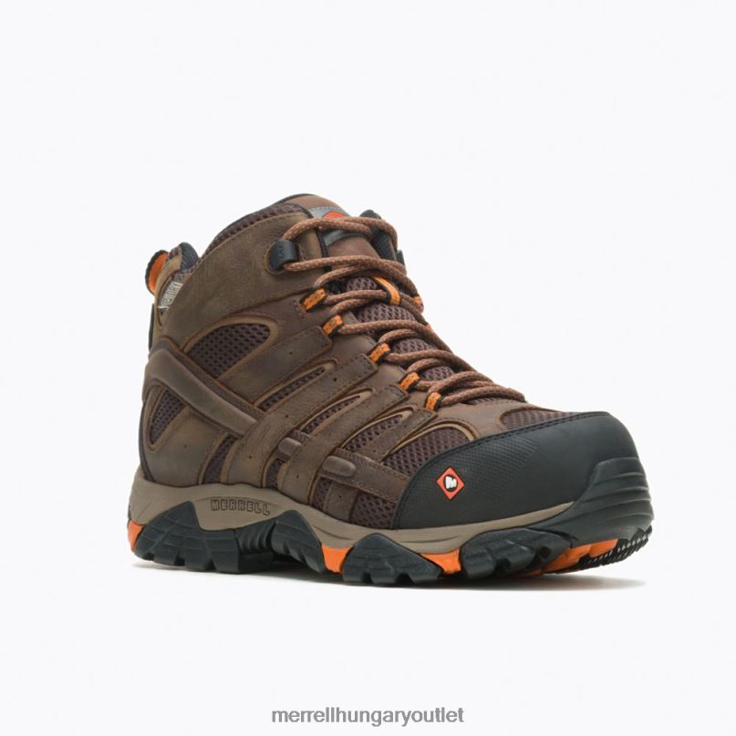 férfiak Merrell agyag moab vertex mid vízálló comp orr munkacipő cipő H06N0651