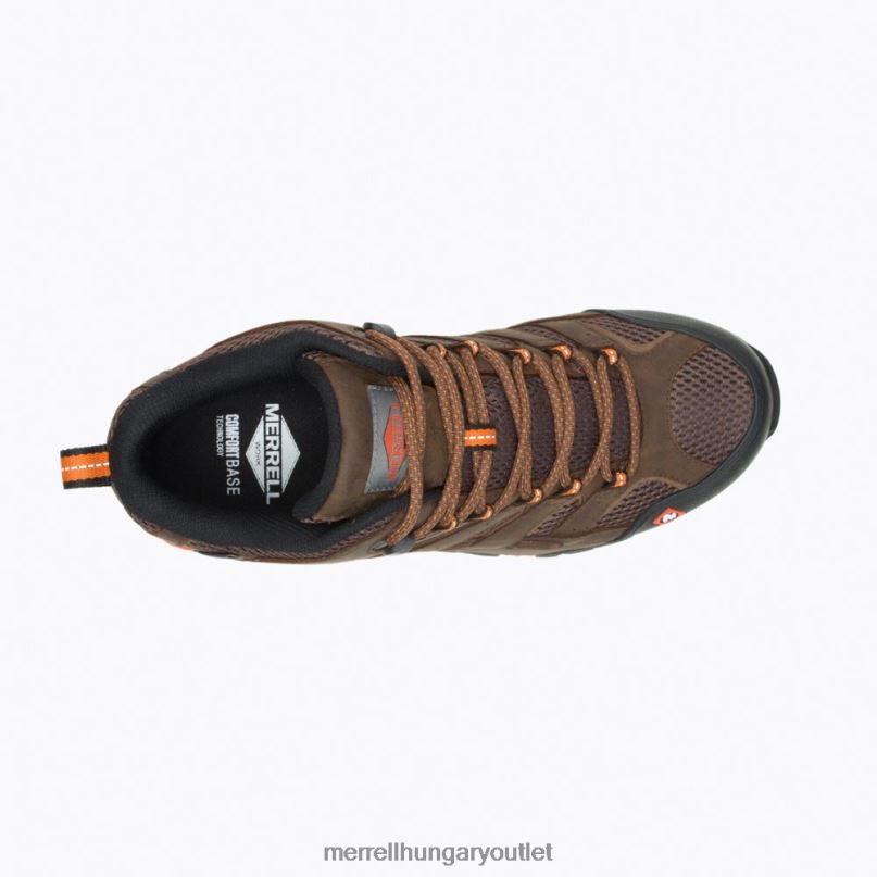 férfiak Merrell agyag moab vertex mid vízálló sr munkacsizma széles szélesség cipő H06N0389