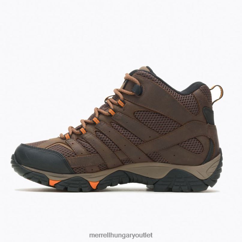 férfiak Merrell agyag moab vertex mid vízálló sr munkacsizma széles szélesség cipő H06N0389