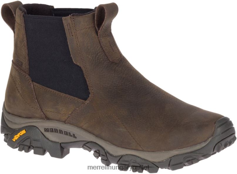 férfiak Merrell barna moab kaland chelsea polar vízálló cipő H06N0502