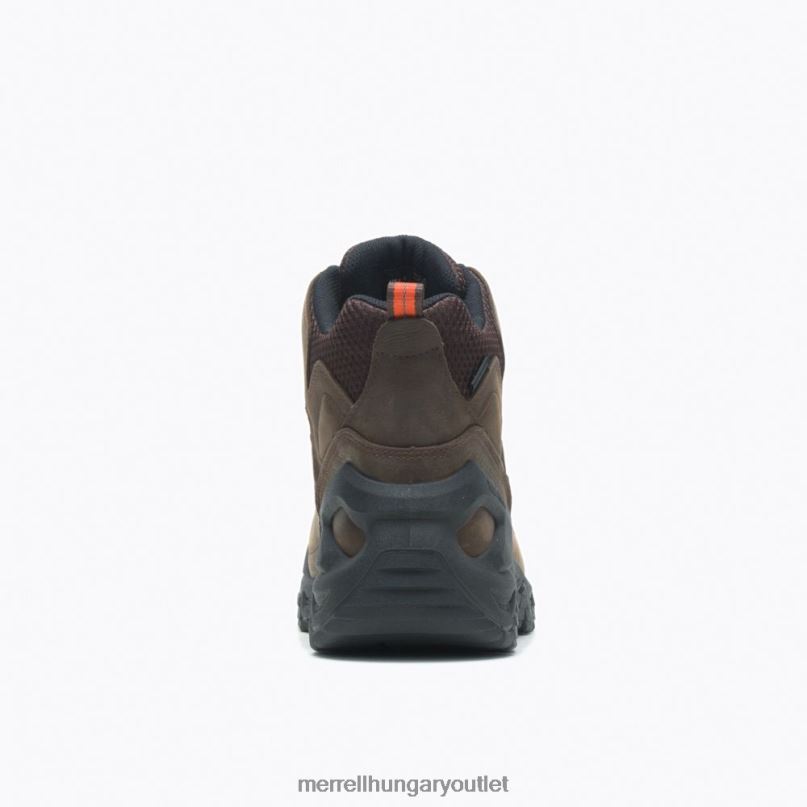 férfiak Merrell eszpresszó erősfield bőr 6\'\' vízálló comp orr munkacsizma cipő H06N0716