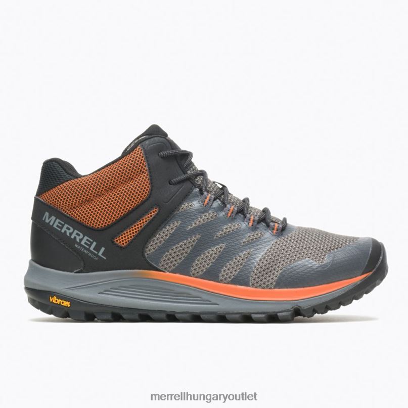 férfiak Merrell faszén nova 2 mid vízálló cipő H06N0207