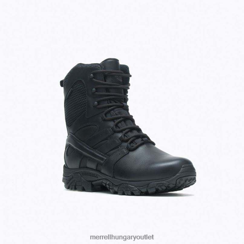 férfiak Merrell fekete moab 2 8\'\' taktikai válaszú vízálló csomagtartó széles szélesség cipő H06N0731