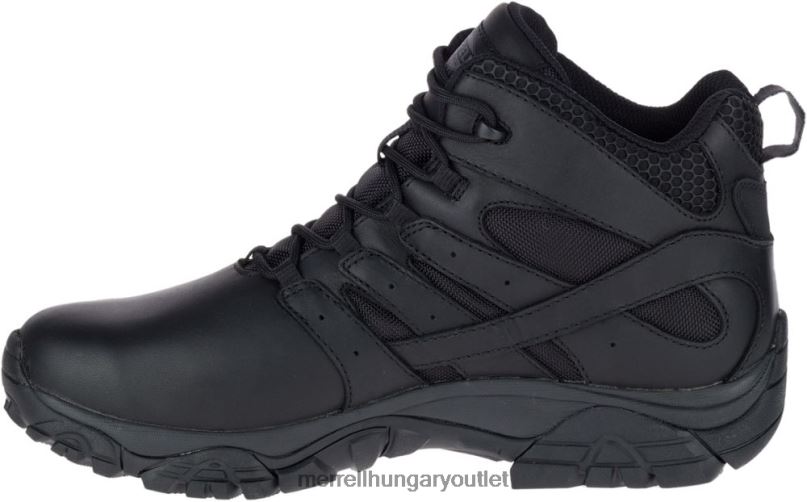 férfiak Merrell fekete moab 2 mid tactical response vízálló bakancs széles szélesség cipő H06N0700