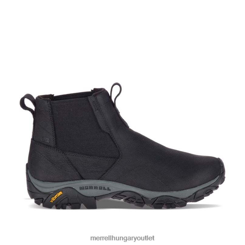 férfiak Merrell fekete moab kaland chelsea polar vízálló cipő H06N0501