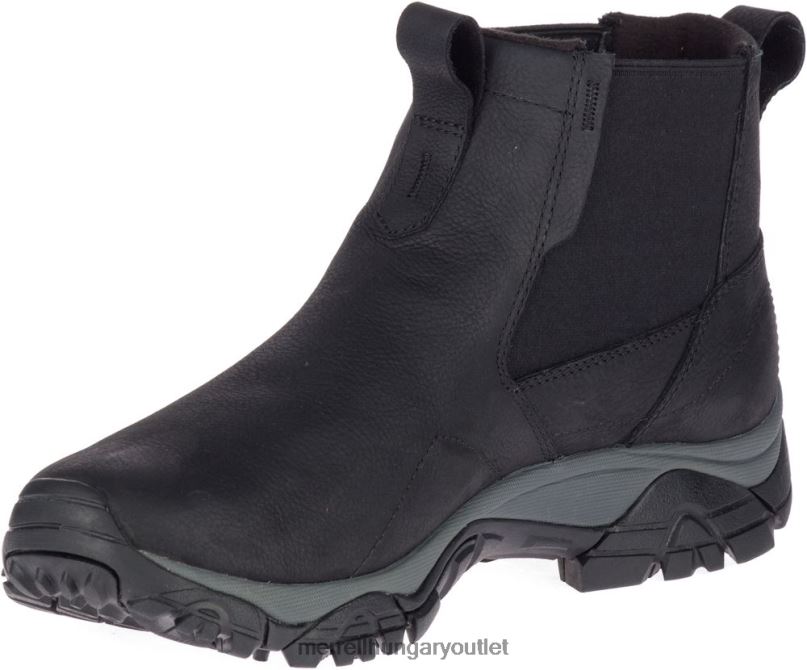 férfiak Merrell fekete moab kaland chelsea polar vízálló cipő H06N0501