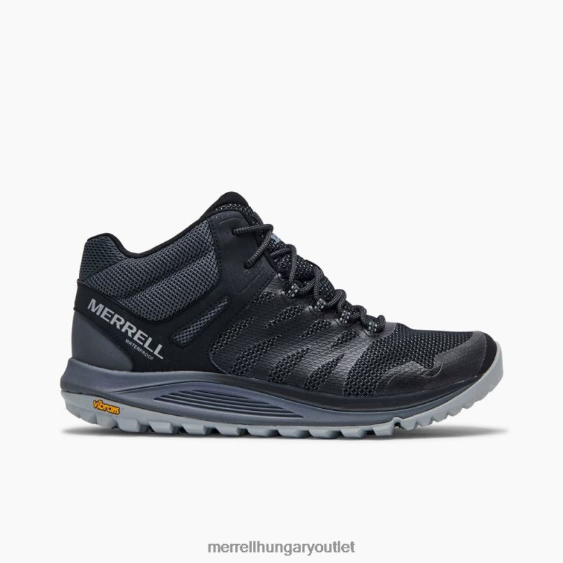 férfiak Merrell fekete nova 2 mid vízálló cipő H06N0208
