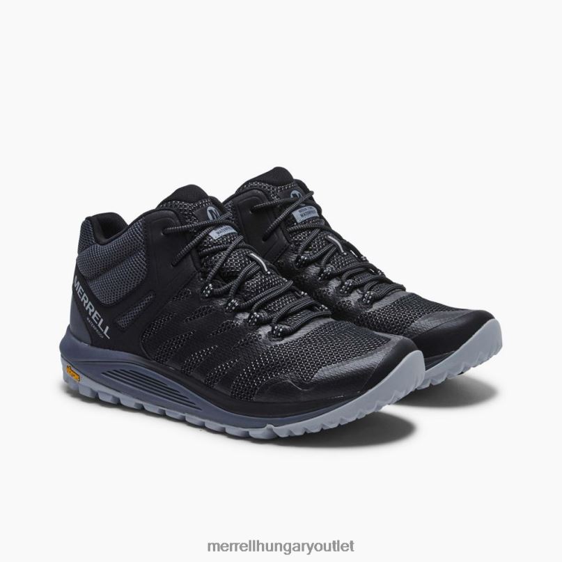 férfiak Merrell fekete nova 2 mid vízálló cipő H06N0208