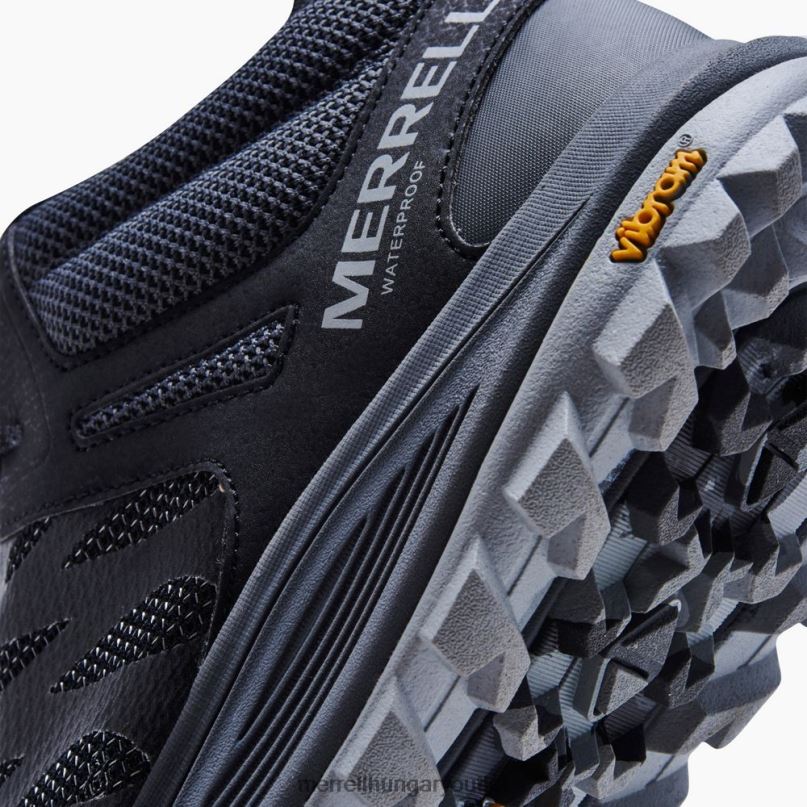 férfiak Merrell fekete nova 2 mid vízálló cipő H06N0208