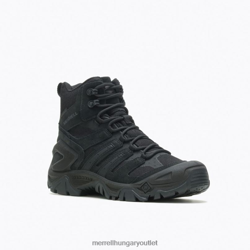 férfiak Merrell fekete strongfield taktikai 6\" vízálló csizma cipő H06N0441