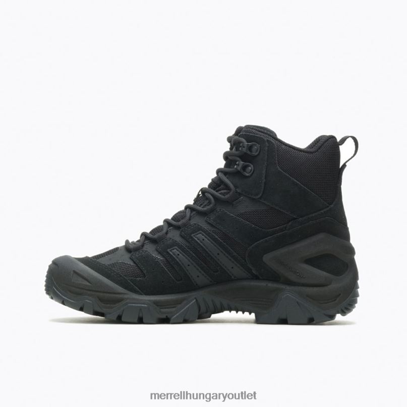 férfiak Merrell fekete strongfield taktikai 6\" vízálló csizma cipő H06N0441