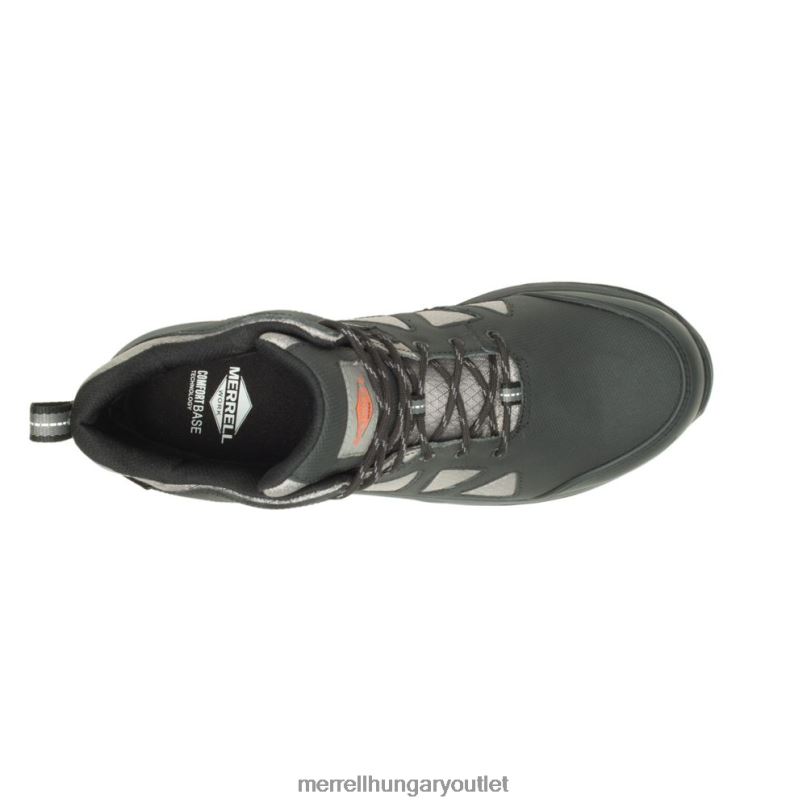 férfiak Merrell fekete/szén fullbench speed mid vízálló vö cipő H06N0689