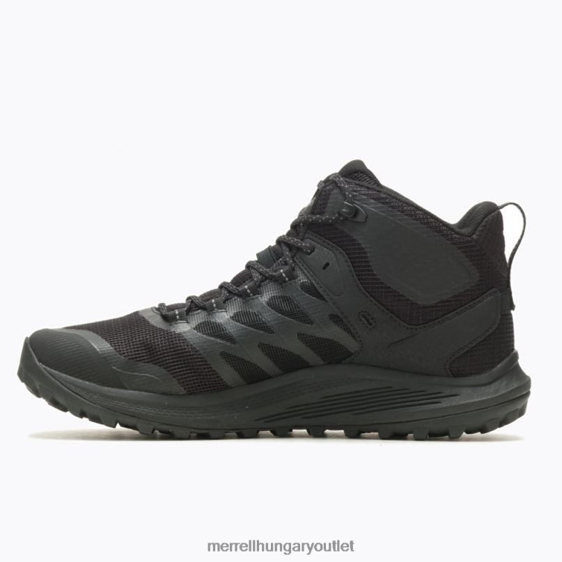 férfiak Merrell fekete/szén nova 3 mid tactical vízálló bakancs cipő H06N0381