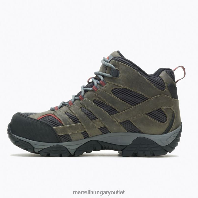 férfiak Merrell ónötvözet moab vertex mid vízálló comp orr munkacsizma széles szélesség cipő H06N0620