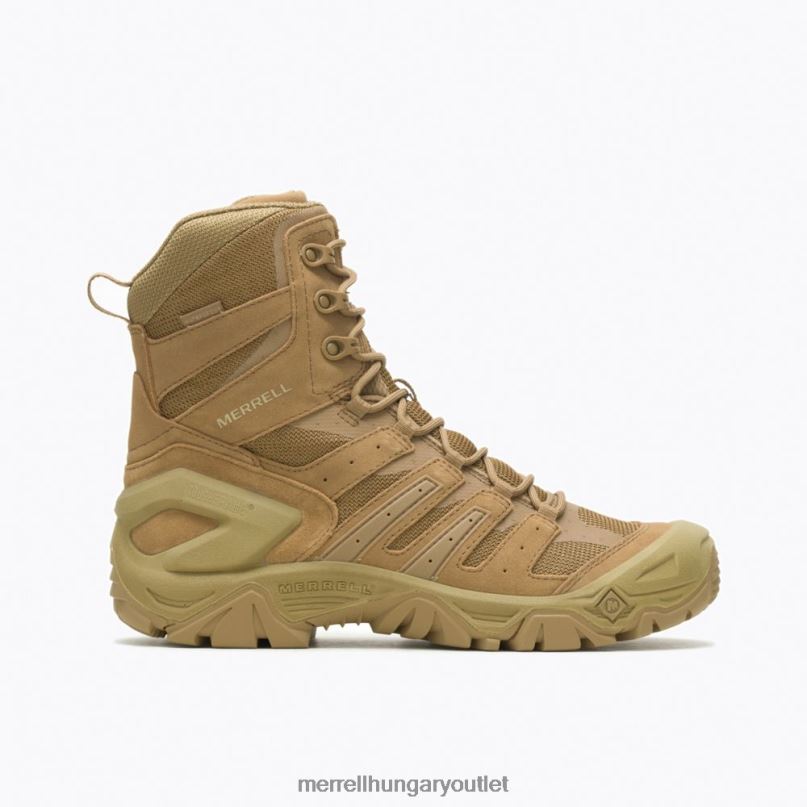 férfiak Merrell sötét prérifarkas strongfield taktikai 8" vízálló csizma cipő H06N0468