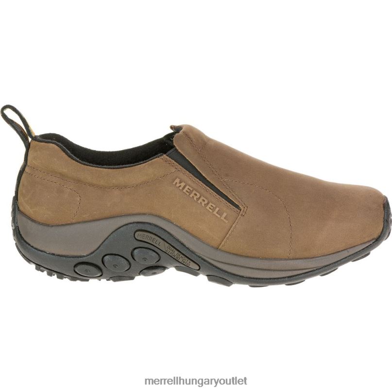 férfiak Merrell barna nubuk dzsungel moc nubuk széles szélesség cipő H06N0307