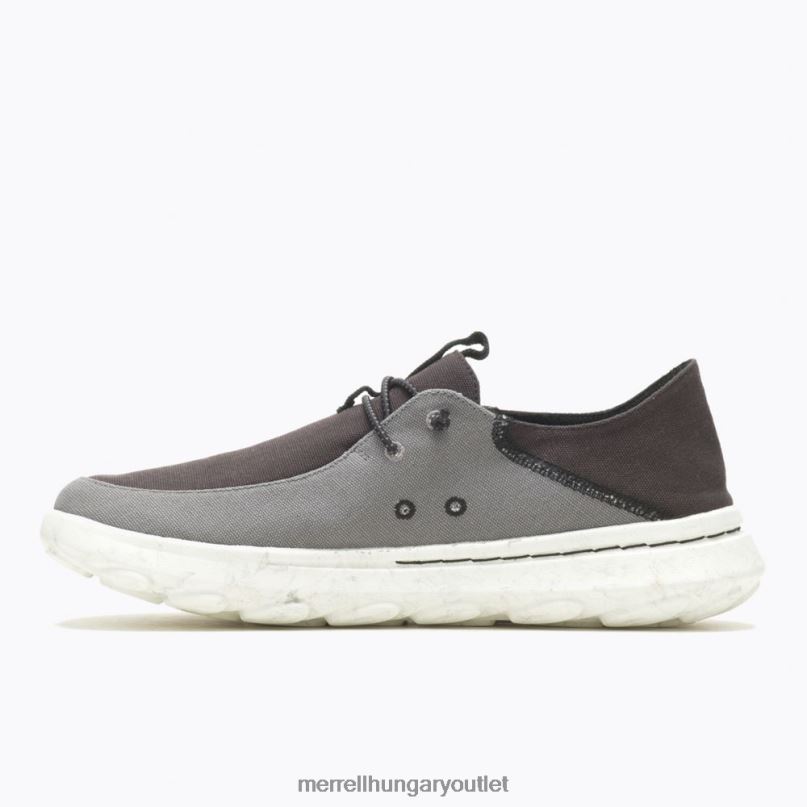 férfiak Merrell fekete/szén kunyhó moc 2 vászon cipő H06N0773