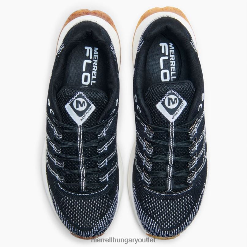 férfiak Merrell fekete-fehér moab flight eco festék széles szélességben cipő H06N0669
