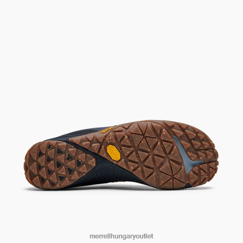 férfiak Merrell fekete/gumi trail kesztyű 6 cipő H06N0410