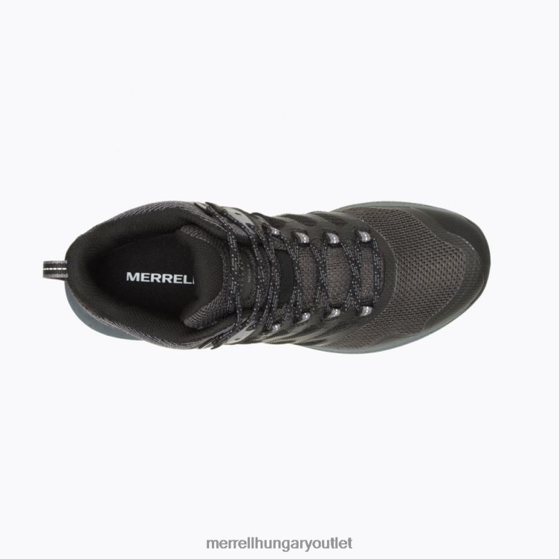 férfiak Merrell fekete nova 3 mid gore-tex cipő H06N041