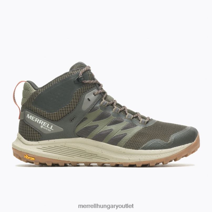 férfiak Merrell olajbogyó nova 3 mid gore-tex cipő H06N040