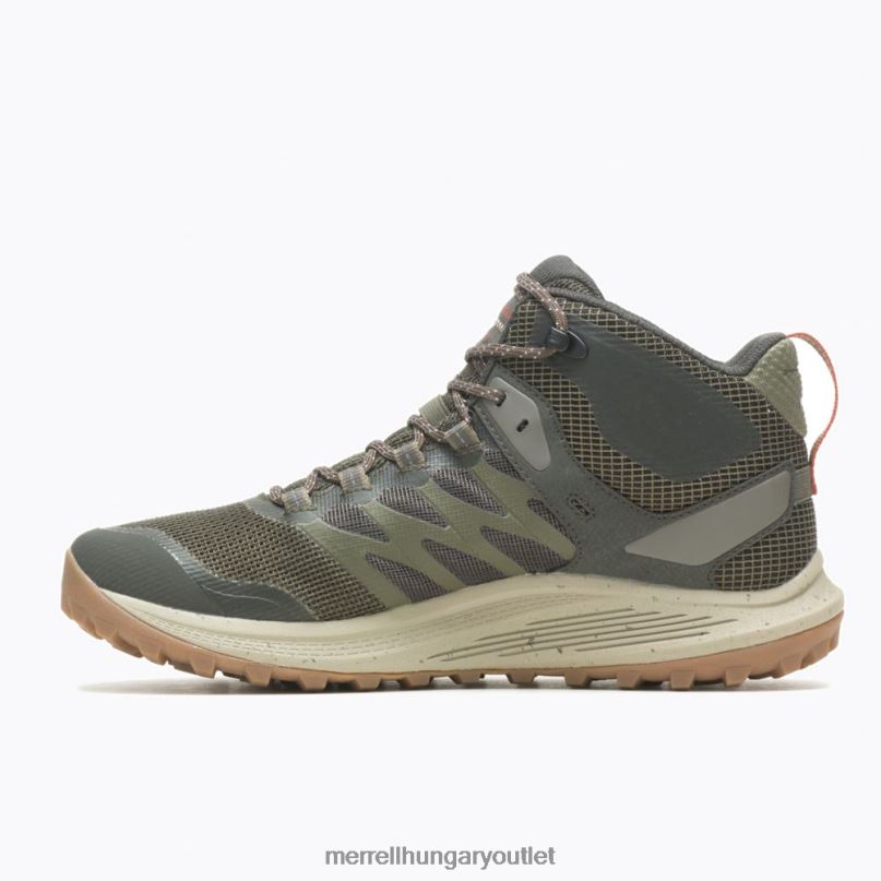 férfiak Merrell olajbogyó nova 3 mid gore-tex cipő H06N040