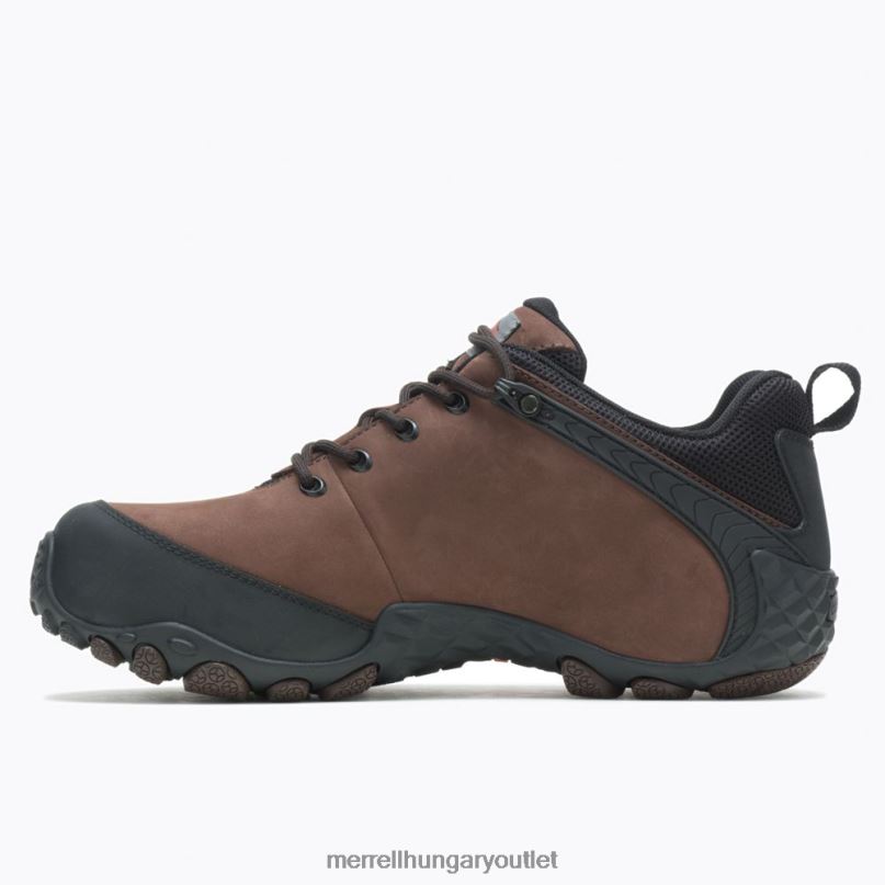 férfiak Merrell barna kaméleon fluxus bőr vízálló szénszálas cipő H06N0660