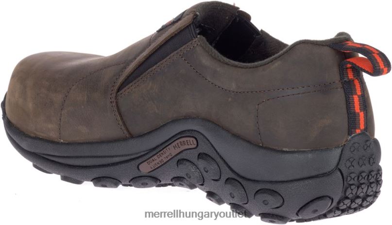 férfiak Merrell eszpresszó jungle moc bőr comp orr munkacipő széles szélesség cipő H06N0487