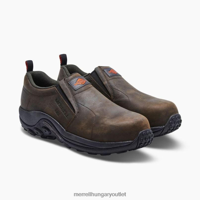 férfiak Merrell eszpresszó jungle moc bőr comp toe sd+ munkacipő cipő H06N0705