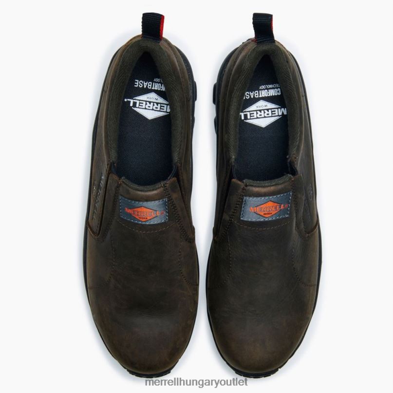 férfiak Merrell eszpresszó jungle moc bőr comp toe sd+ munkacipő cipő H06N0705