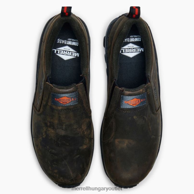 férfiak Merrell eszpresszó jungle moc bőr sr munkacipő cipő H06N0340