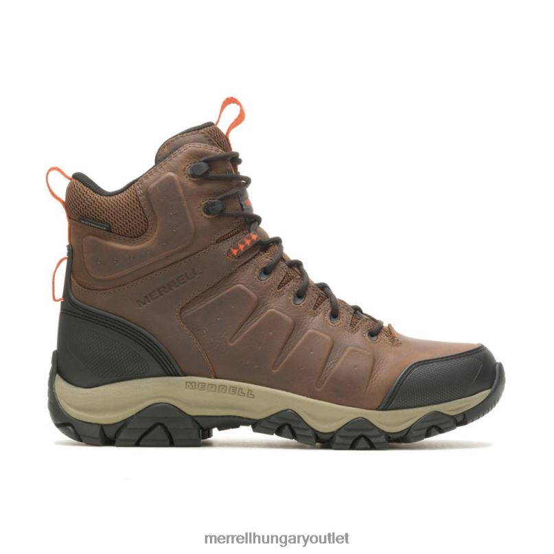 férfiak Merrell föld/narancs phaserbound 2 mid waterproof sr cipő H06N0556