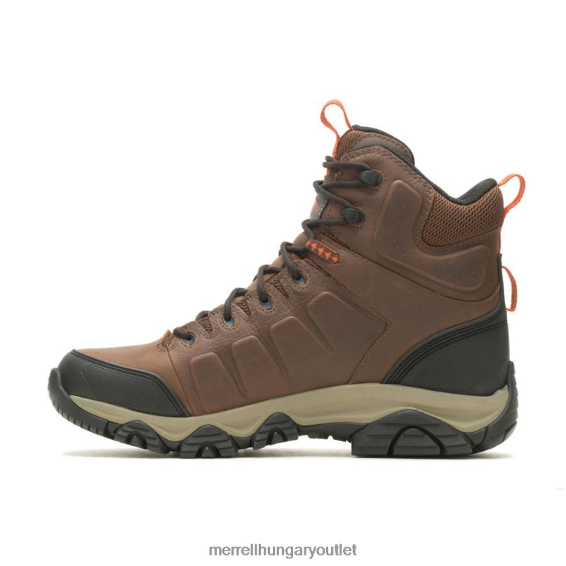 férfiak Merrell föld/narancs phaserbound 2 mid waterproof sr cipő H06N0556