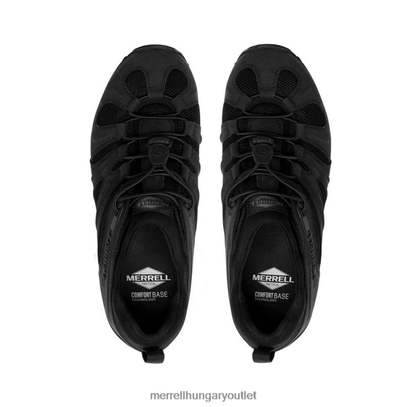 férfiak Merrell fekete cham 8 stretch taktikai cipő H06N0479