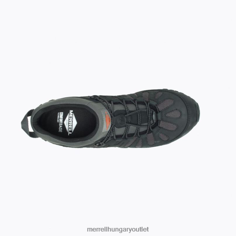 férfiak Merrell fekete chameleon flux stretch szénszál cipő H06N0679
