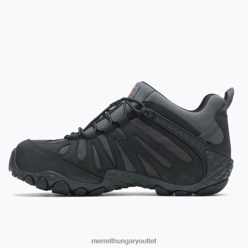 férfiak Merrell fekete chameleon flux stretch szénszál cipő H06N0679