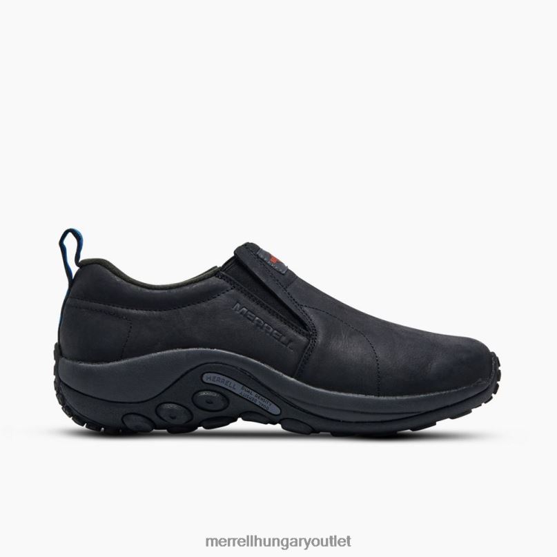 férfiak Merrell fekete jungle moc bőr sr munkacipő cipő H06N0339