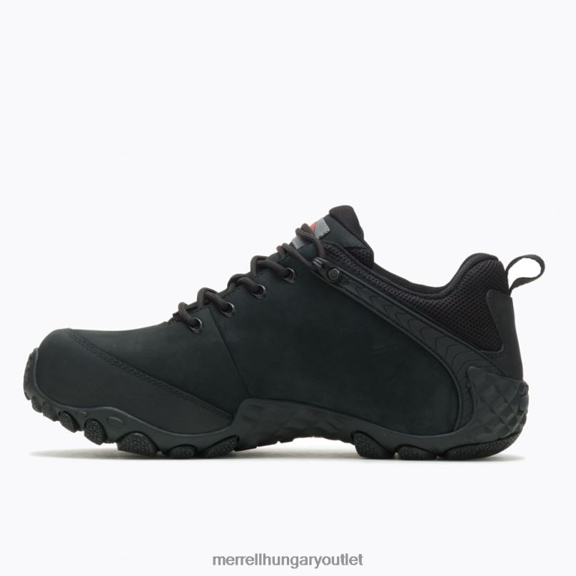 férfiak Merrell fekete kaméleon fluxus bőr vízálló szénszálas cipő H06N0659