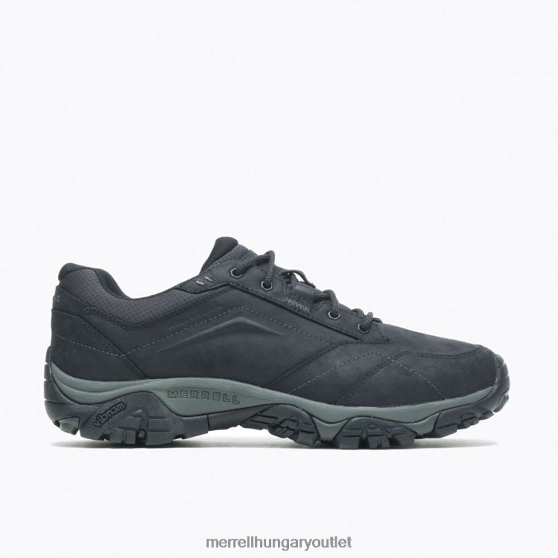 férfiak Merrell fekete moab kalandcsipke cipő H06N0401