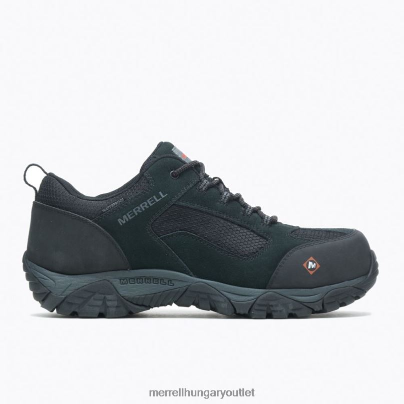 férfiak Merrell fekete moab onset vízálló comp orr munkacipő cipő H06N0384