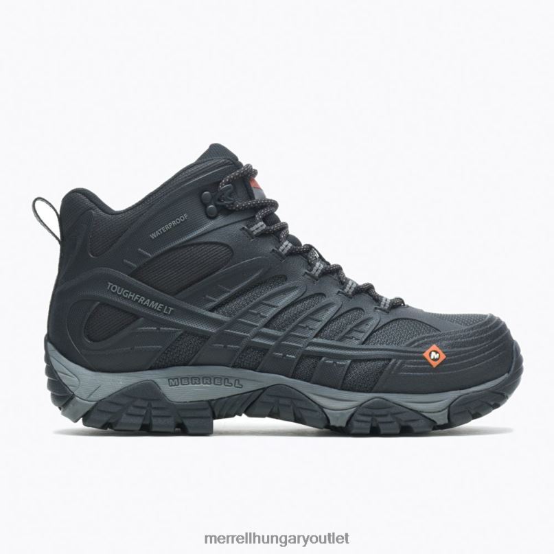 férfiak Merrell fekete moab sebesség mid vízálló szénszál széles szélesség cipő H06N0342