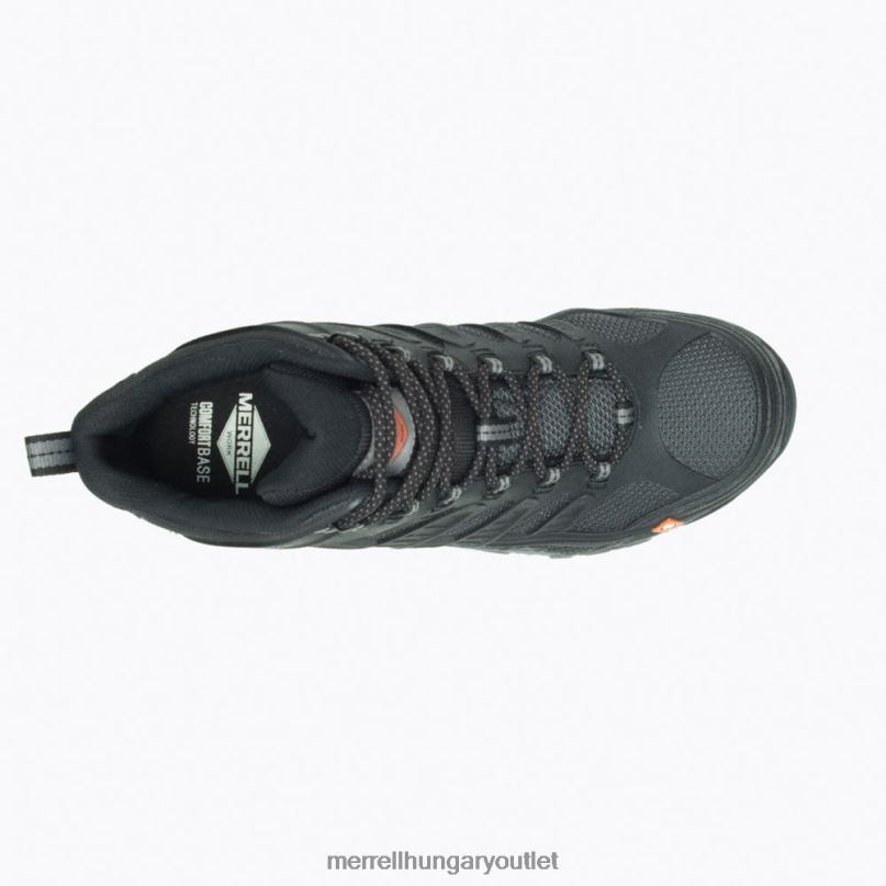 férfiak Merrell fekete moab sebesség mid vízálló szénszál széles szélesség cipő H06N0342