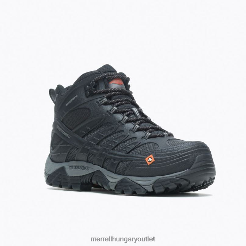 férfiak Merrell fekete moab sebesség mid vízálló szénszál széles szélesség cipő H06N0342