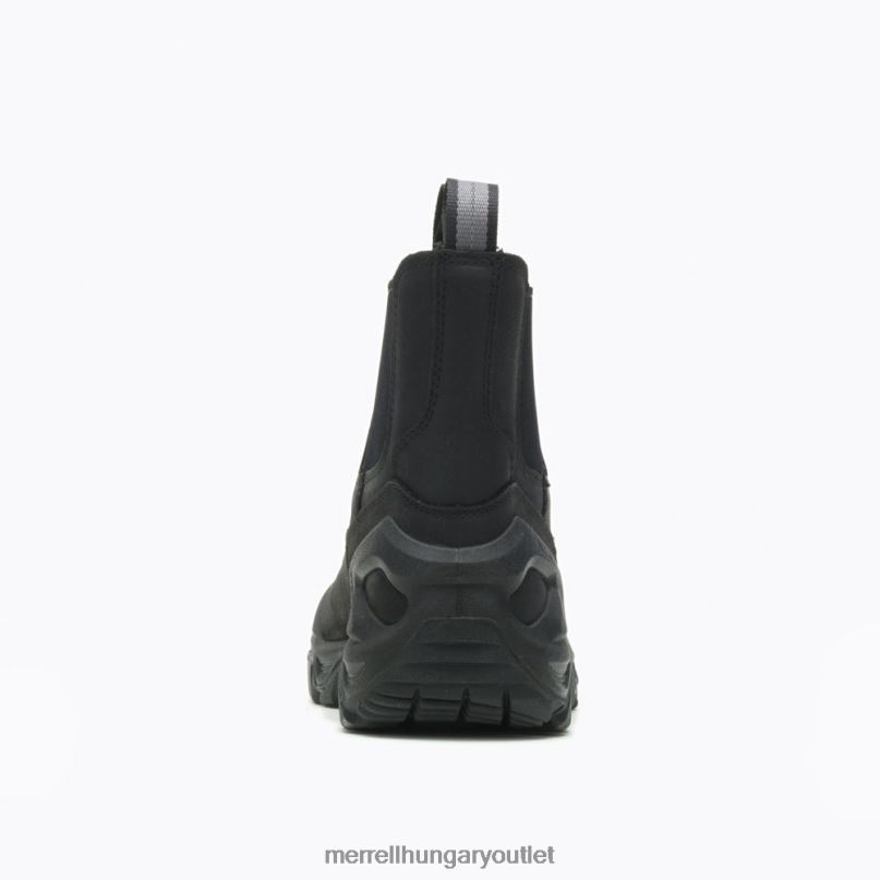férfiak Merrell fekete strongfield bőr chelsea sr cipő H06N0622